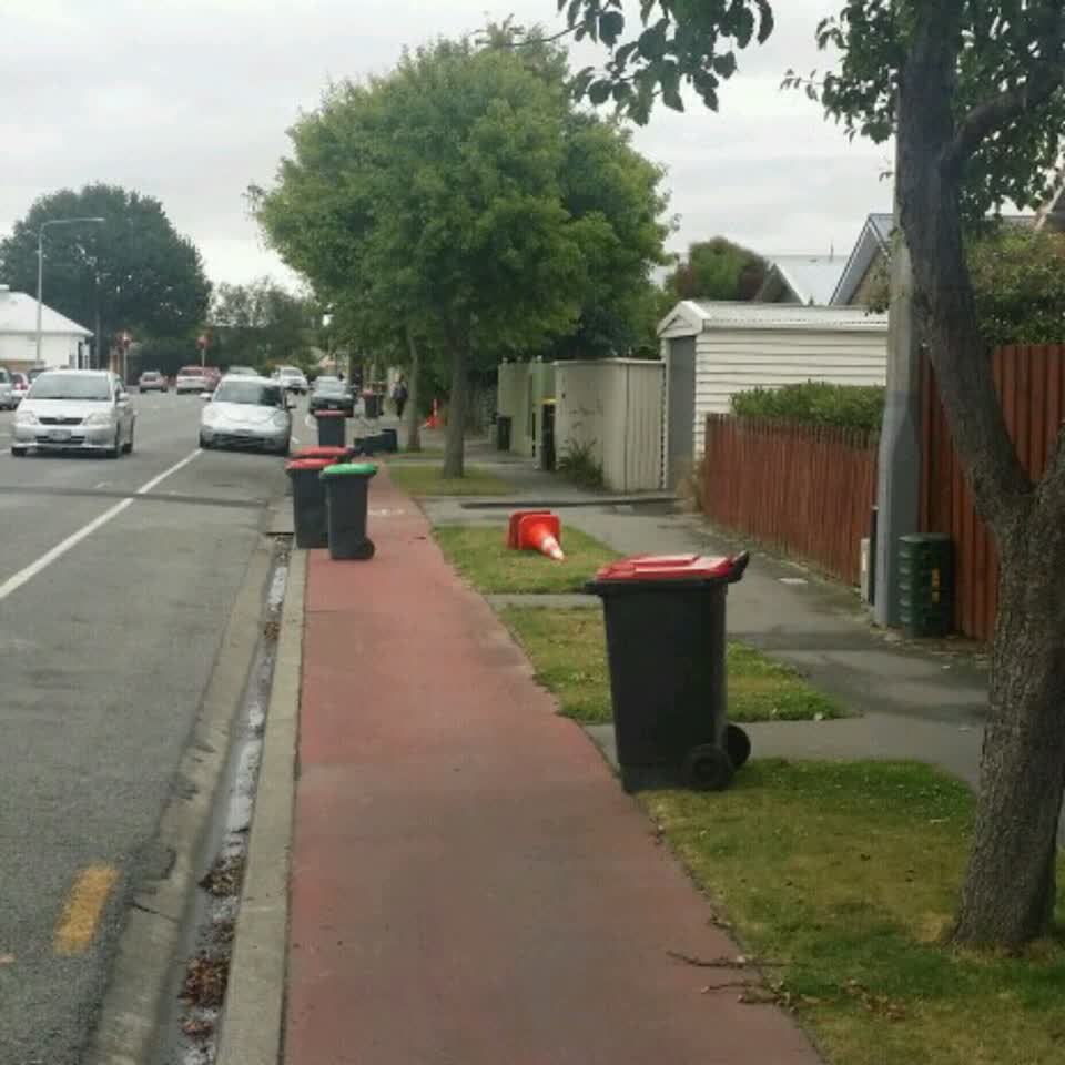 The photograph attached to this rubbish/recycling report