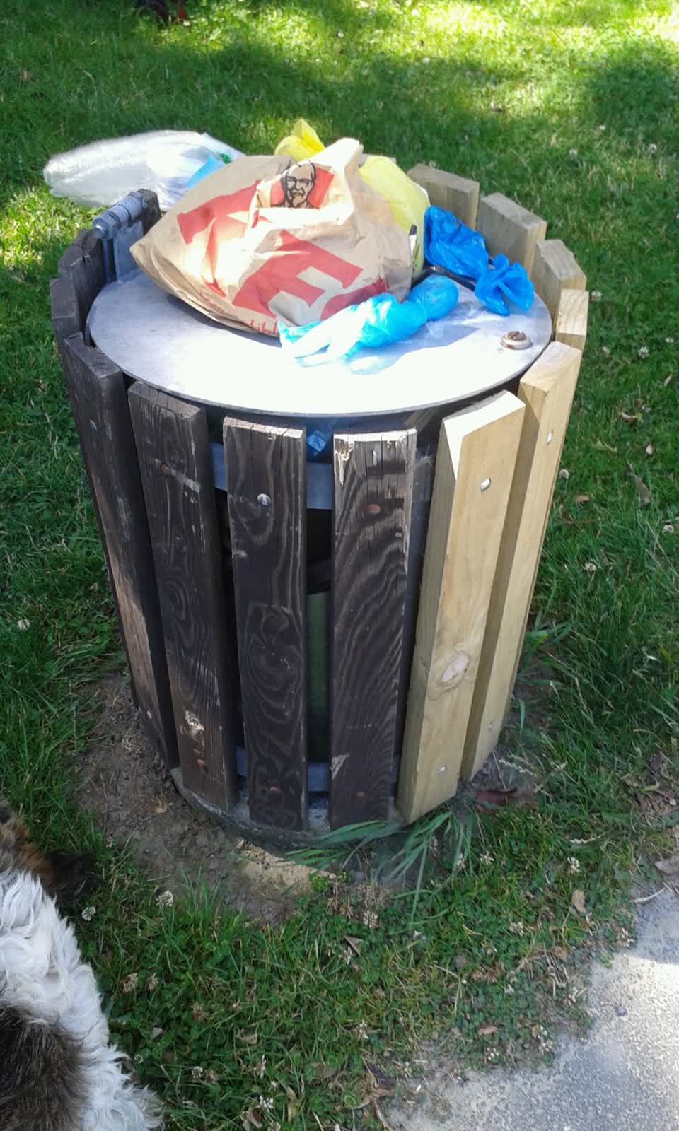 The photograph attached to this rubbish/recycling report