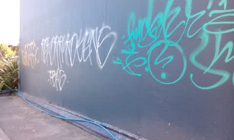 Graffiti, a report photo