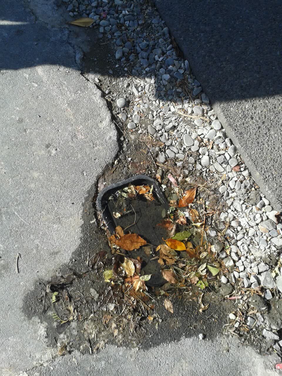 The photograph attached to this wastewater/stormwater report