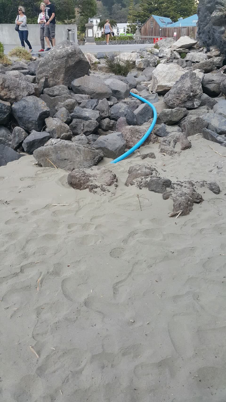 The photograph attached to this wastewater/stormwater report