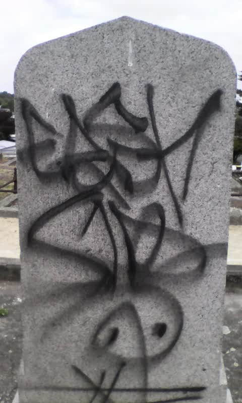 Graffiti, a report photo