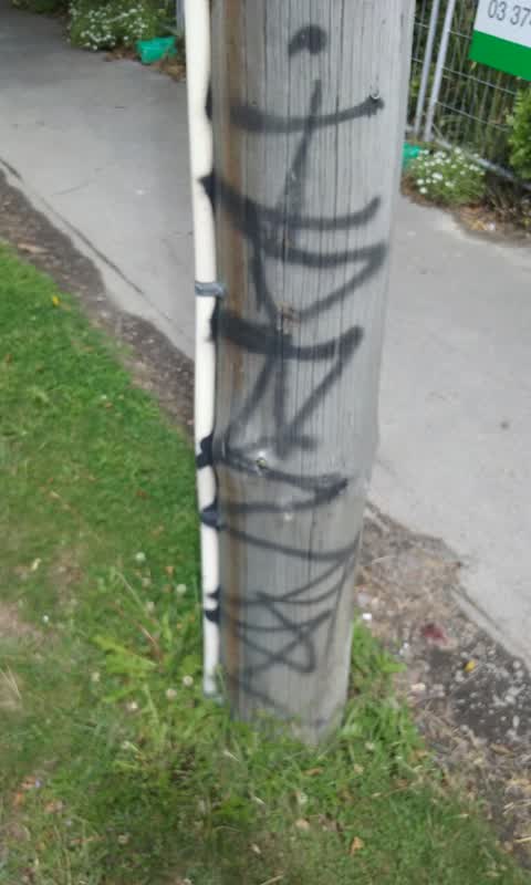 Graffiti, a report photo