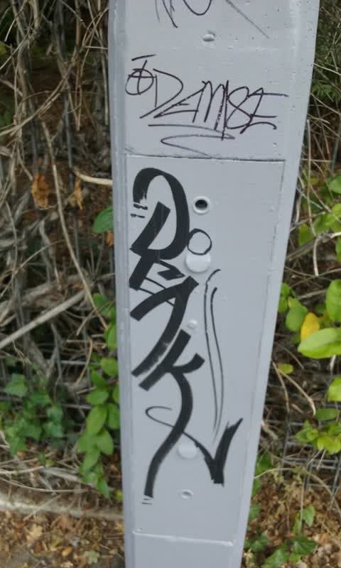 Graffiti, a report photo