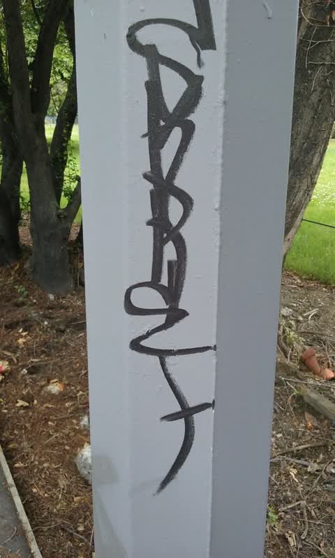 Graffiti, a report photo