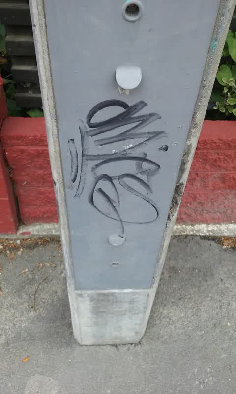 Graffiti, a report photo