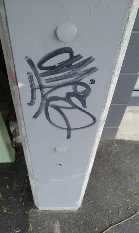 Graffiti, a report photo