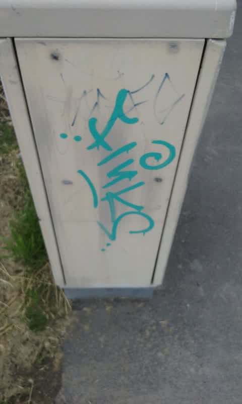 Graffiti, a report photo