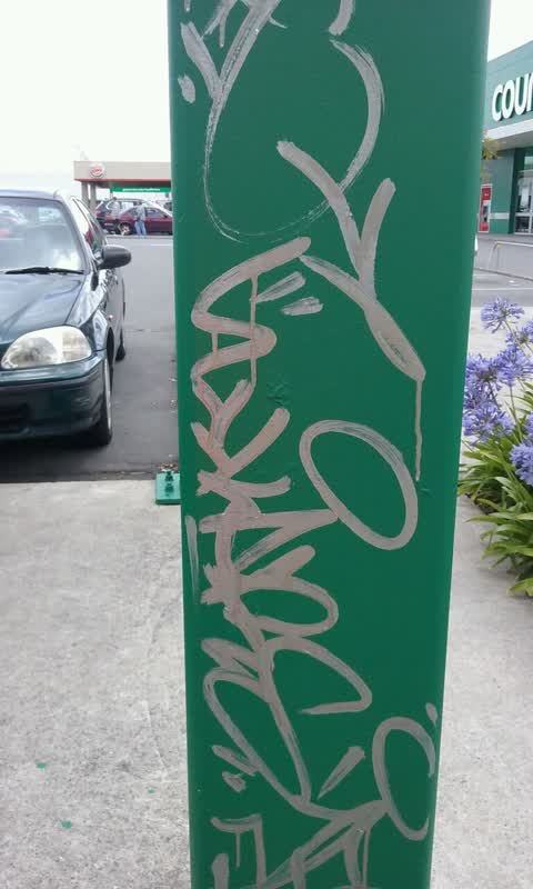 Graffiti, a report photo