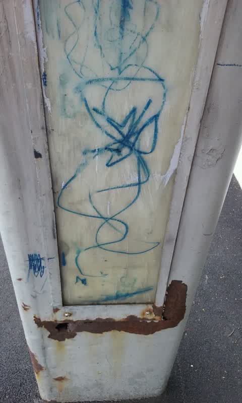 Graffiti, a report photo