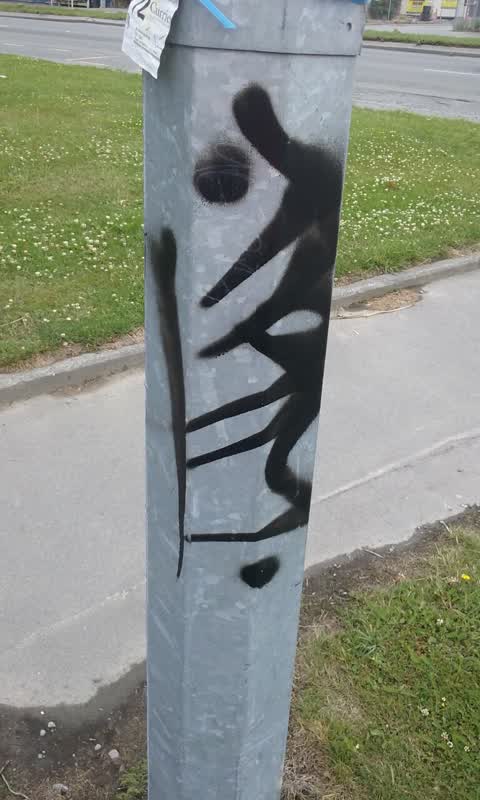 Graffiti, a report photo