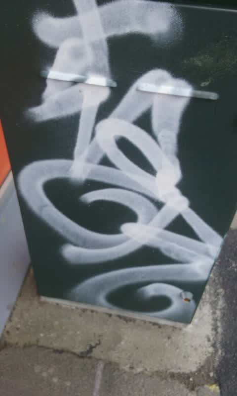 Graffiti, a report photo