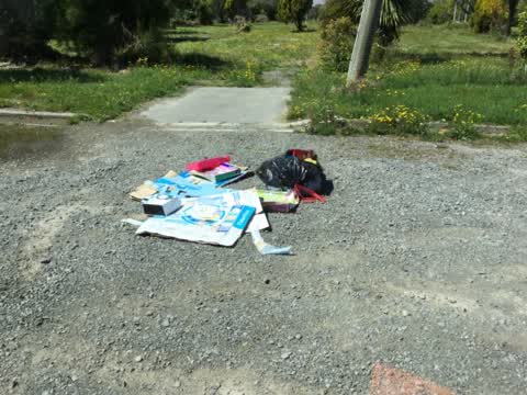 Rubbish/Recycling, a report photo