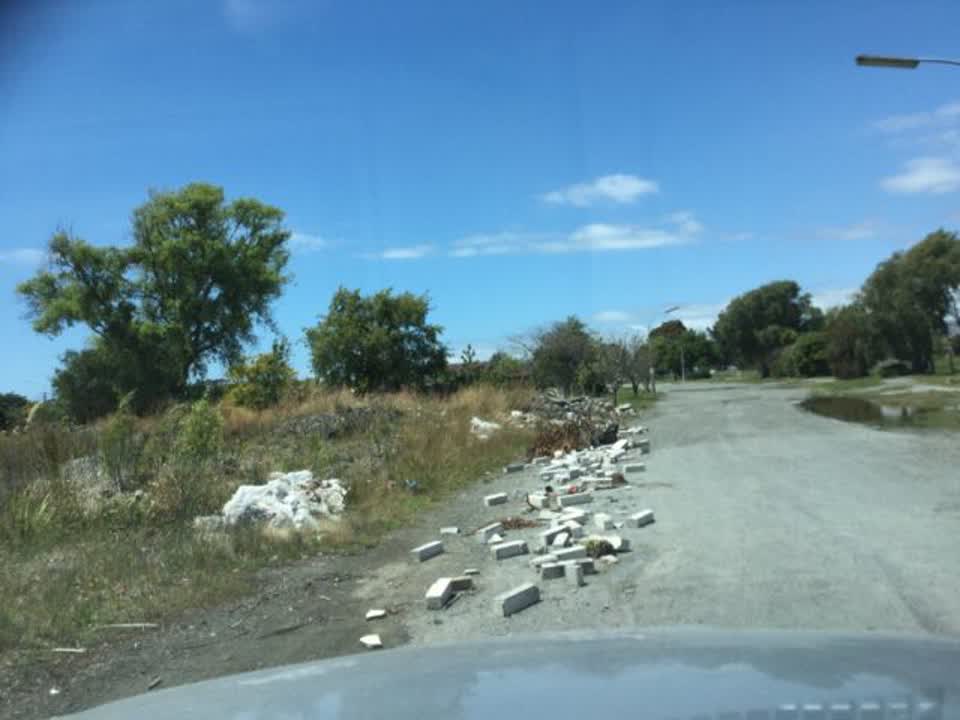 The photograph attached to this rubbish/recycling report