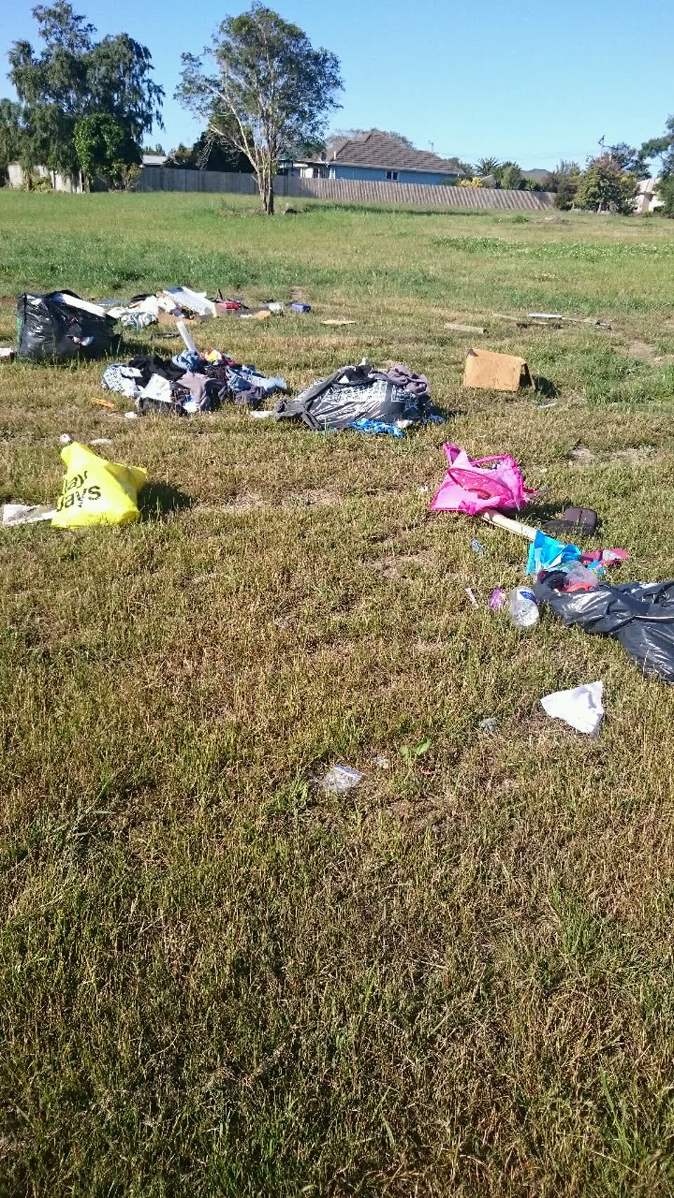 The photograph attached to this rubbish/recycling report