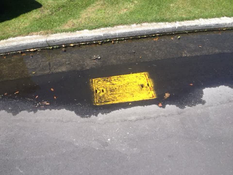 The photograph attached to this water supply report