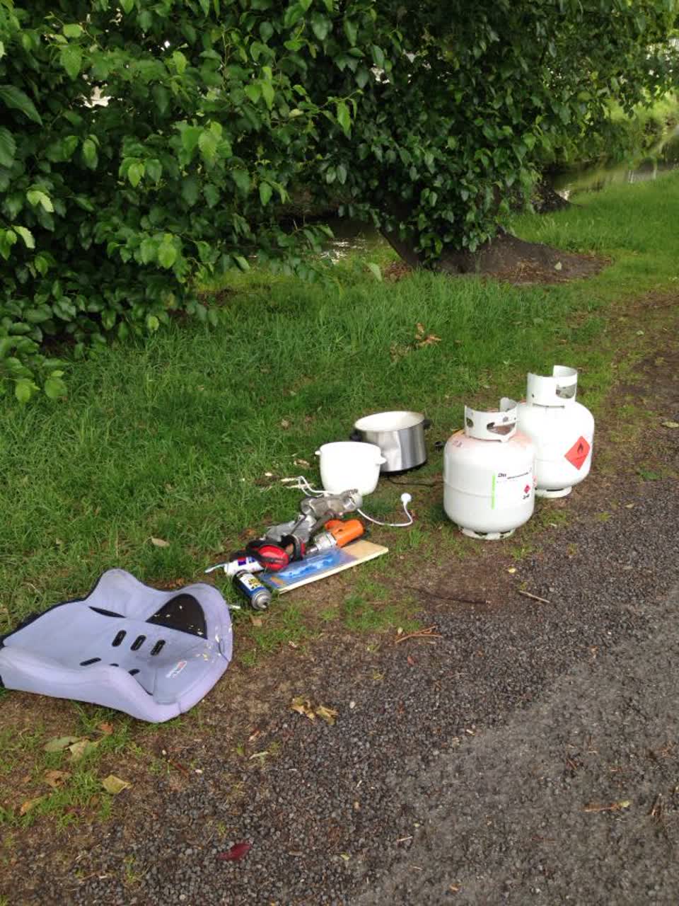 The photograph attached to this parks report