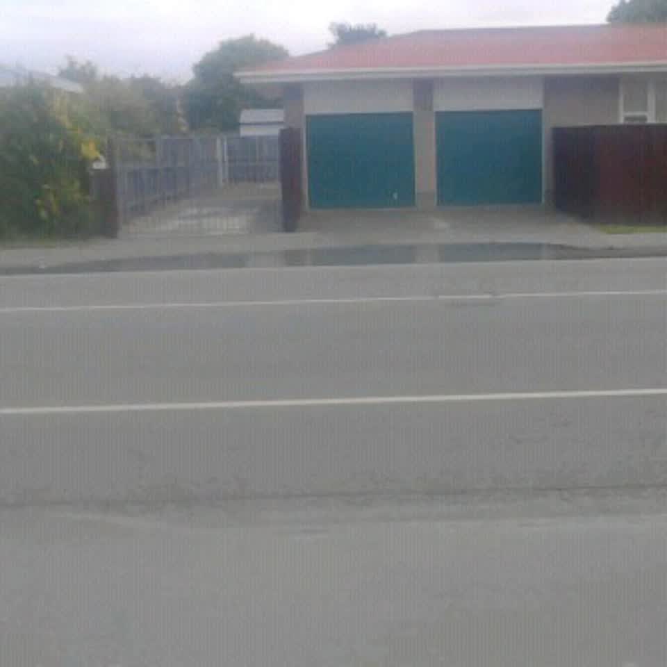 The photograph attached to this wastewater/stormwater report