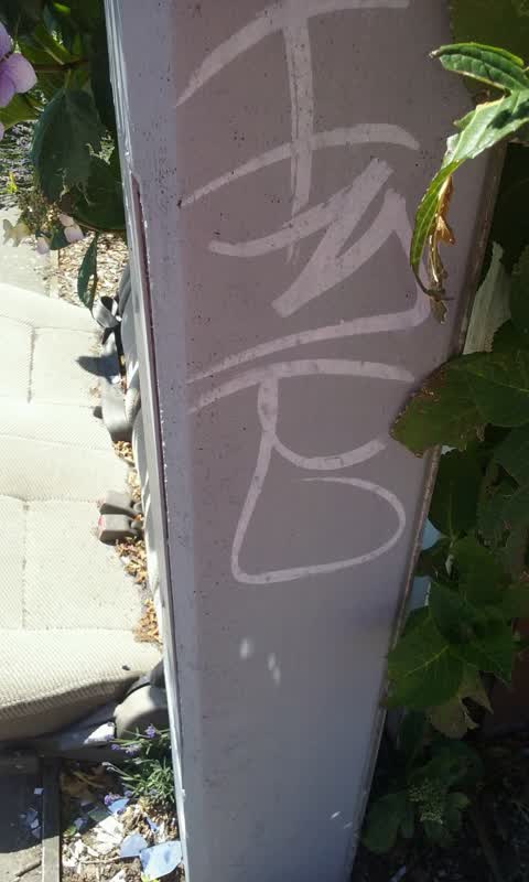 Graffiti, a report photo