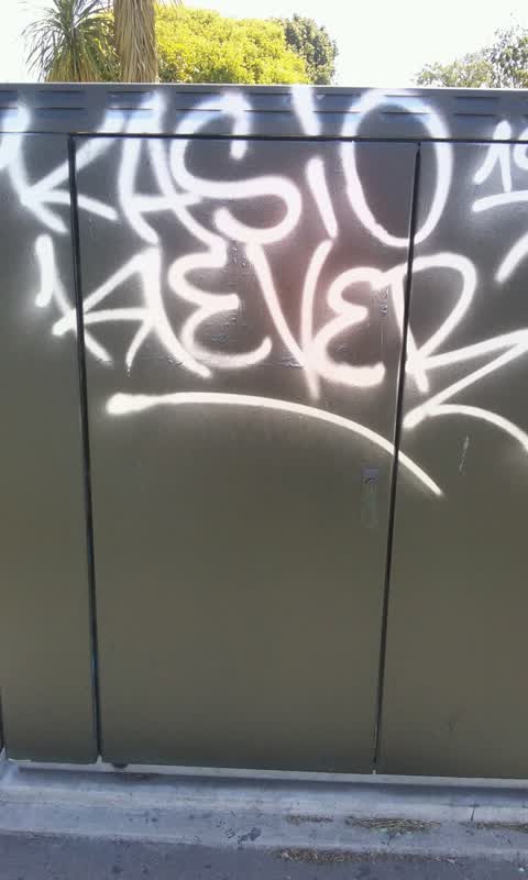 Graffiti, a report photo
