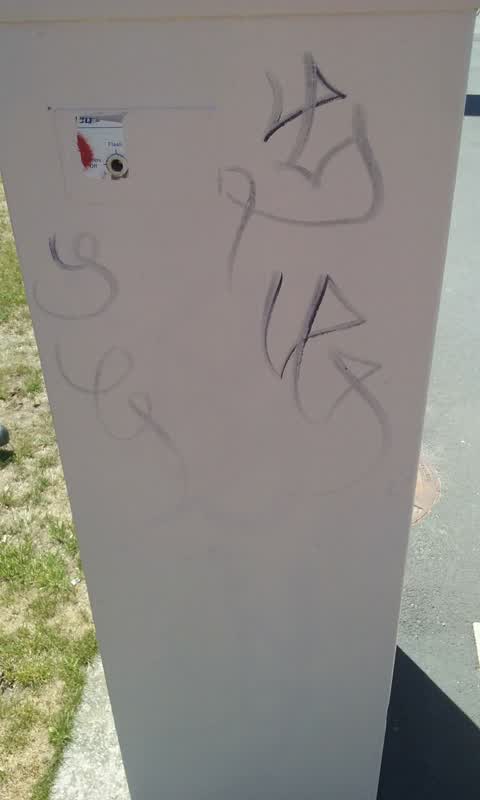 Graffiti, a report photo