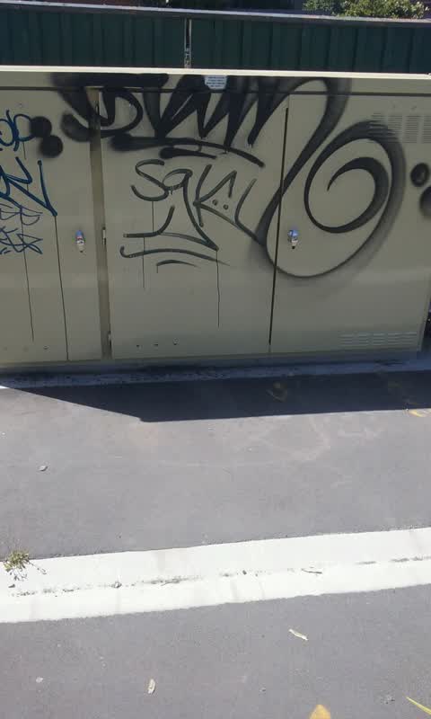 Graffiti, a report photo