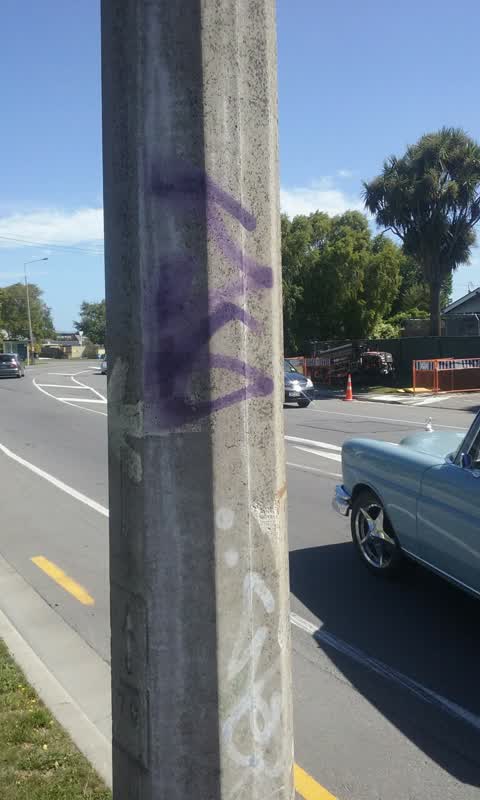 Graffiti, a report photo