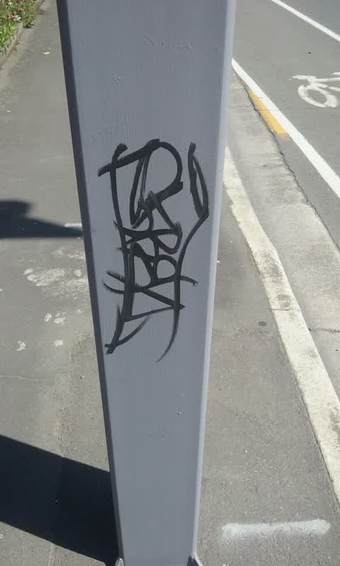 Graffiti, a report photo