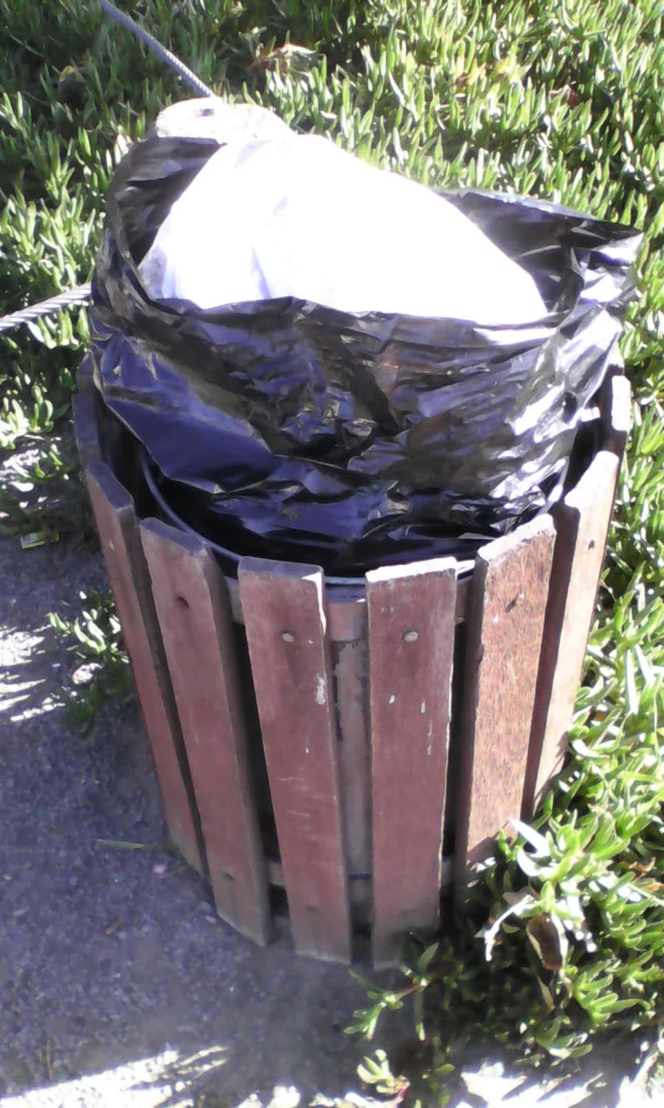 The photograph attached to this rubbish/recycling report
