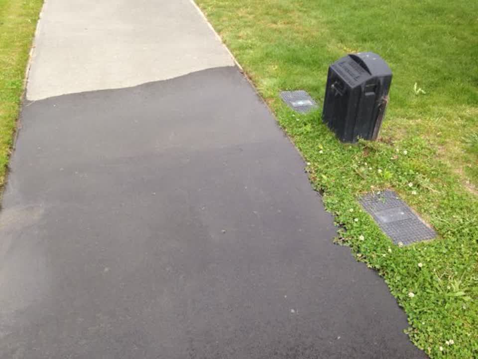 The photograph attached to this water supply report