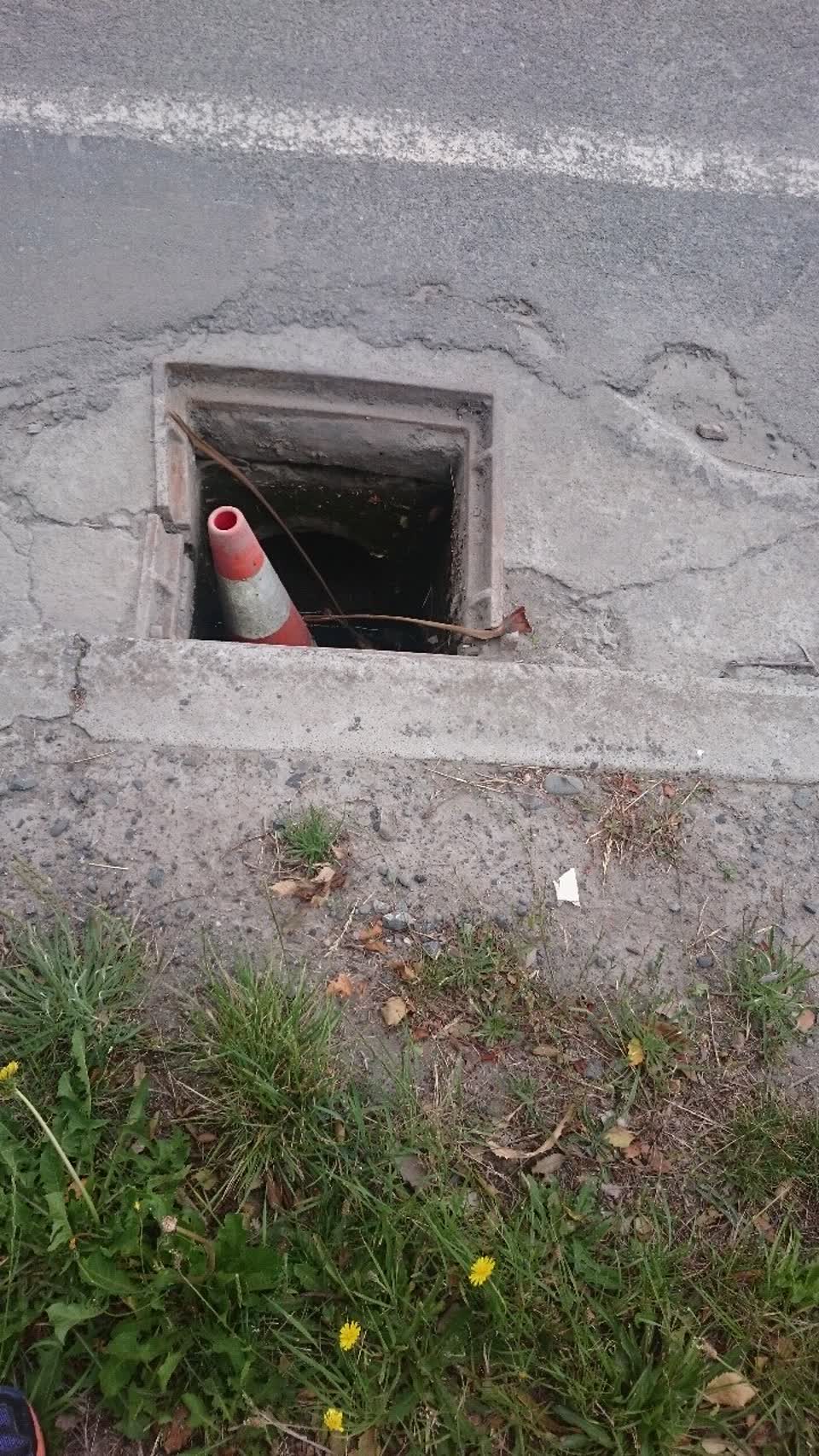 The photograph attached to this wastewater/stormwater report