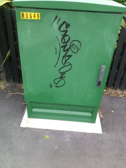 Graffiti, a report photo