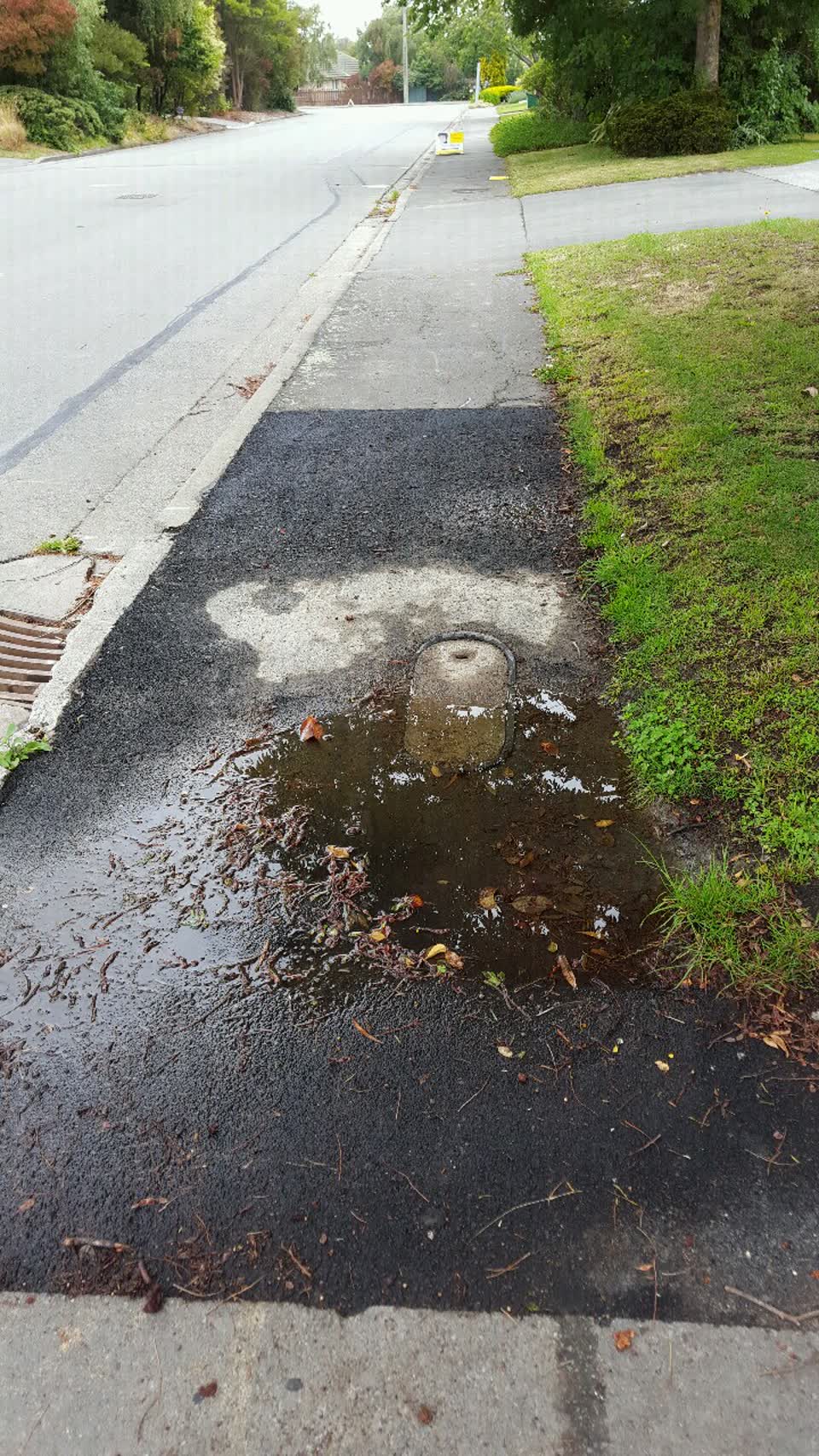 The photograph attached to this water supply report