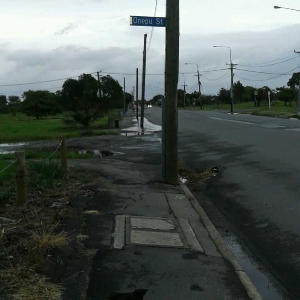 The photograph attached to this wastewater/stormwater report