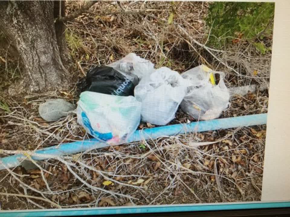 The photograph attached to this rubbish/recycling report