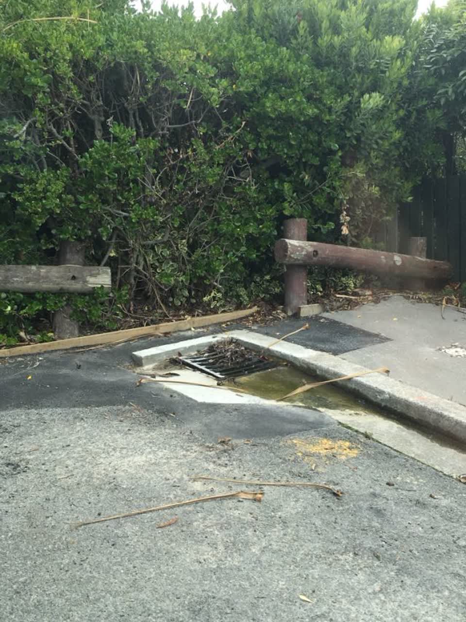 The photograph attached to this wastewater/stormwater report