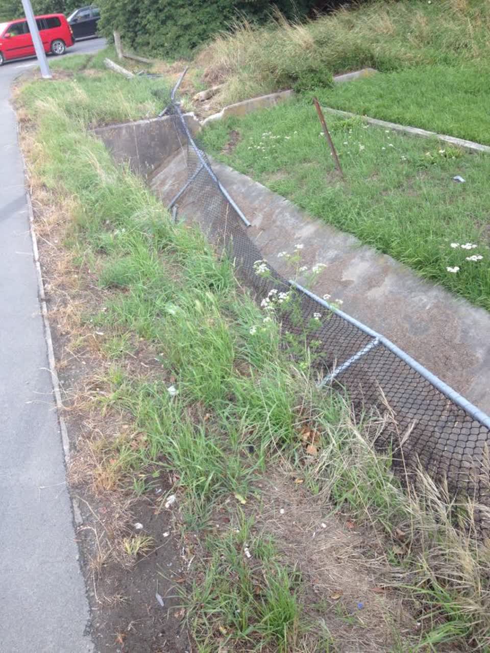 The photograph attached to this wastewater/stormwater report