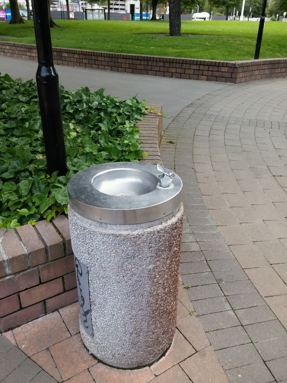 The photograph attached to this water supply report
