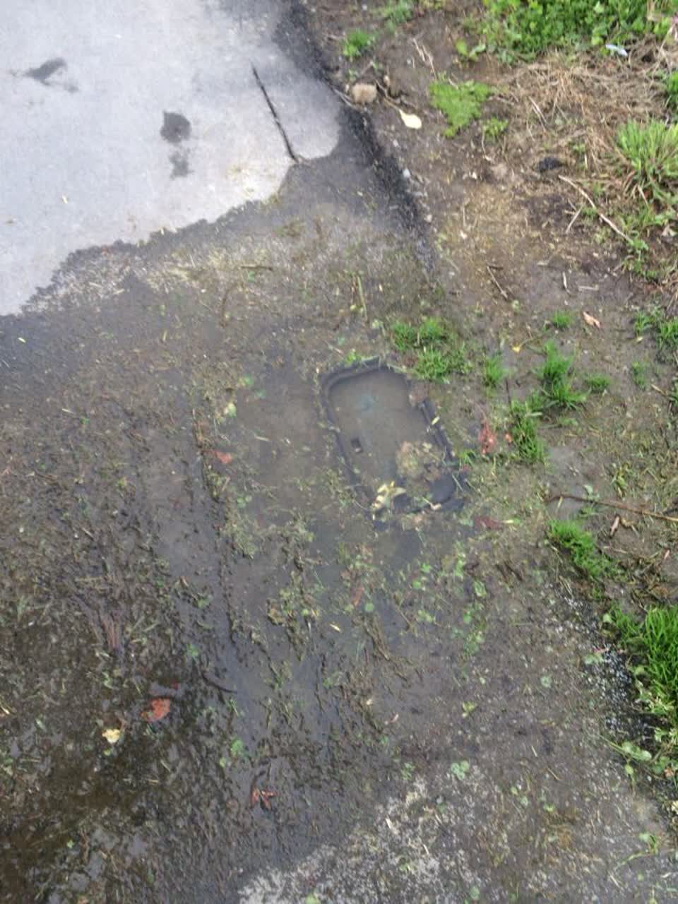 The photograph attached to this wastewater/stormwater report