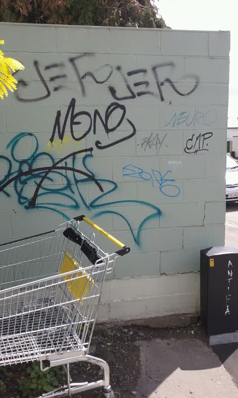 Graffiti, a report photo
