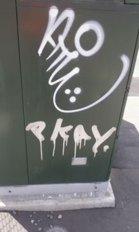 Graffiti, a report photo