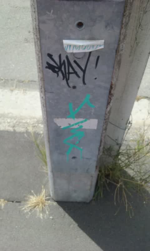 Graffiti, a report photo