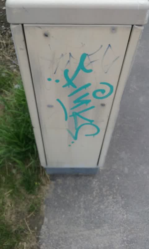 Graffiti, a report photo