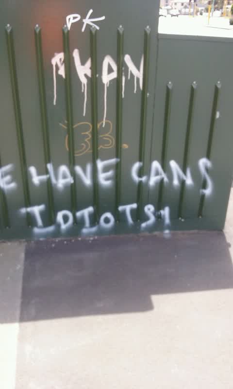 Graffiti, a report photo