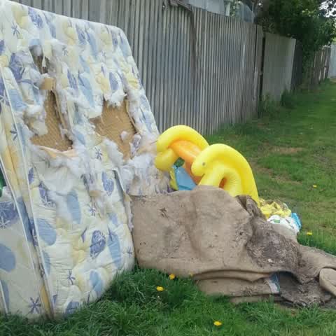 Rubbish/Recycling, a report photo