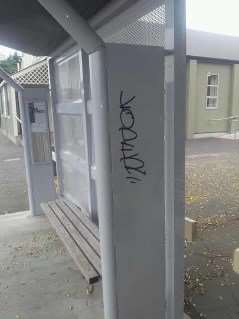 Graffiti, a report photo