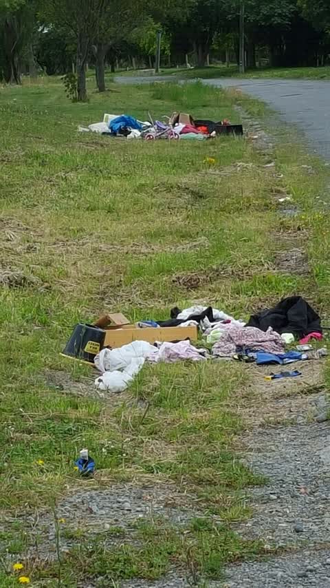 Rubbish/Recycling, a report photo