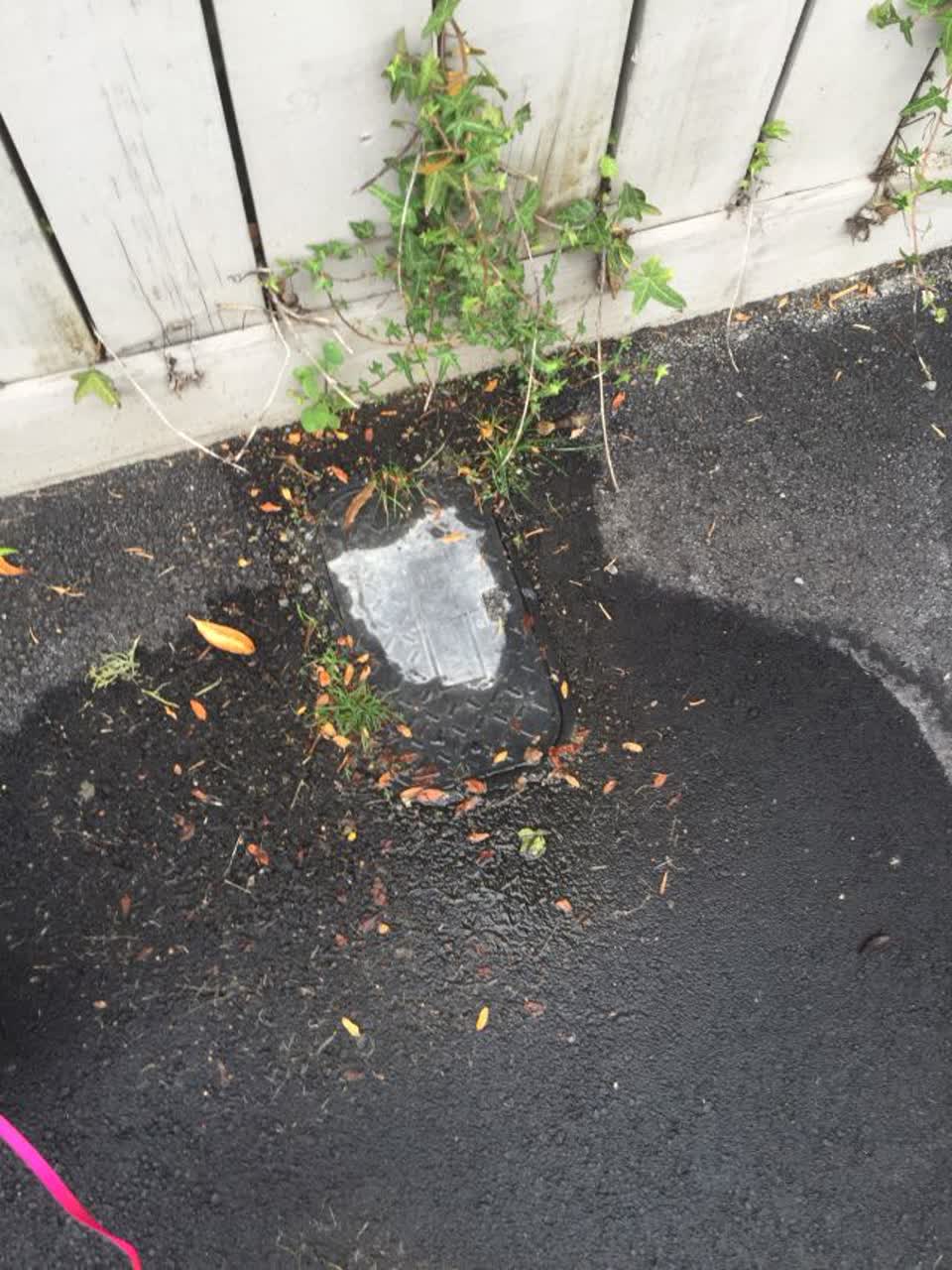 The photograph attached to this water supply report
