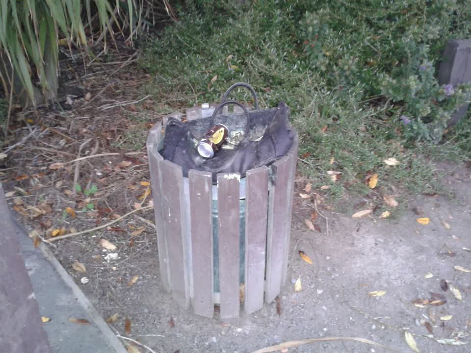 The photograph attached to this rubbish/recycling report