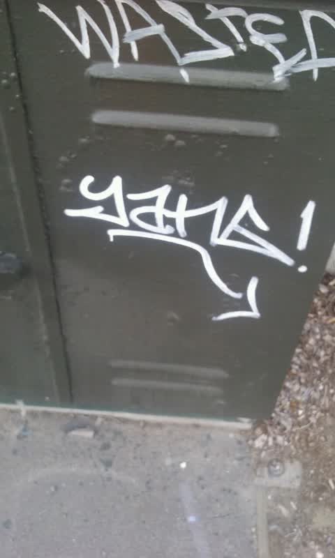 Graffiti, a report photo
